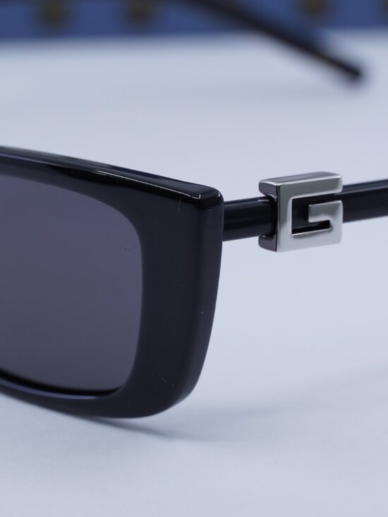 Gucci GG1681S 001 Cat Eye Sunglasses - Black/Grey main image 6